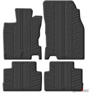 Gledring Rubbermatten passend voor Nissan Qashqai 2014-2020 (T profiel 4-delig + montageclips)