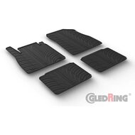 Gledring Rubbermatten passend voor Nissan Micra K14 2017- (T profiel 4-delig + montageclips)