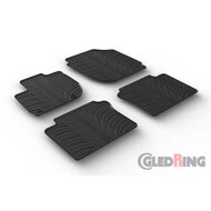 Gledring Rubbermatten passend voor Honda HR-V (RU) 2015-2021 (T profiel 4-delig + montageclips)