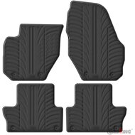 Gledring Rubbermatten passend voor Volvo XC60 2008-2016 (T profiel 4-delig + montageclips)