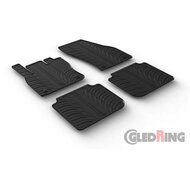 Gledring Rubbermatten passend voor Skoda Kodiaq 2017-2024 (T profiel 4-delig + montageclips)