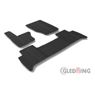 Gledring Rubbermatten passend voor Landrover Discovery 5 2017- (T profiel 5-delig + montageclips)