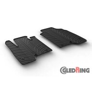 Gledring Rubbermatten passend voor Fiat Panda Van 2014- (T profiel 2-delig + montageclips)