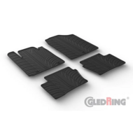 Gledring Rubbermatten passend voor Kia Picanto 2017- (T profiel 4-delig + montageclips)