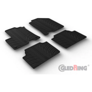 Gledring Rubbermatten passend voor Kia e-Niro 2018-2022 (T profiel 4-delig + montageclips)