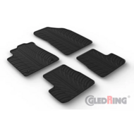  Gledring Rubbermatten passend voor Citroen C3 IV 2024- excl. e-C3 (T profiel 4-delig + montageclips)