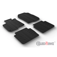 Gledring Rubbermatten passend voor Honda CR-V 2018-2022 (T Profil 4-delig + montageclips)