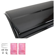 Oneway Set deurpanelen passend voor Ford Ranger T6/T7/T8 2012-2022 - Glanzend zwart