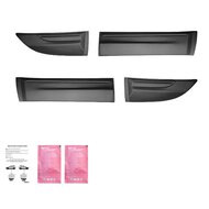 Oneway Set deurpanelen passend voor Mitsubishi L200 Triton 4 2007-2014 - Matzwart