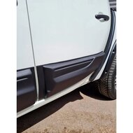 Oneway Set deurpanelen passend voor Mitsubishi L200 Triton 4 2007-2014 - Matzwart