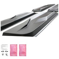 Oneway Set deurpanelen passend voor Toyota Hilux 8e Gen. 2015- - Matzwart