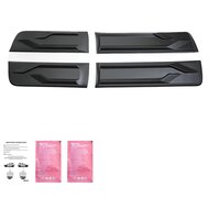 Oneway Set deurpanelen passend voor Toyota Hilux 8e Gen. 2015- - Matzwart