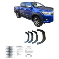 Oneway Complete bodykit passend voor Toyota Hilux 8e Gen. 2015-2020 - Glanzend zwart