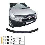 Oneway Motorkapbeschermer (steenslagcover) passend voor Dacia Duster I 2010-2017 - Glanzend zwart