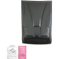 Oneway Motorkapluchtinlaat (Scoop) passend voor Nissan Navara D23 NP300 2014-2021 - Matzwart