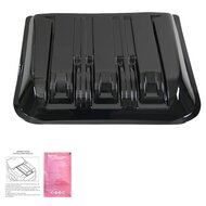 Oneway Motorkapluchtinlaat (Scoop) passend voor Ford Ranger T9 2022- - Glanzend zwart