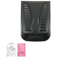 Oneway Motorkapluchtinlaat (Scoop) passend voor Nissan Navara NP300 (D23) 2014-2021 - Versie 3 - Matzwart