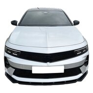 Oneway Voorspoilerlip passend voor Opel Astra L HB/ST 2021- - Glanzend zwart