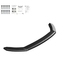 Oneway Voorspoilerlip passend voor Seat Leon (5F) HB/SC/ST FR/Cupra Facelift 2017-2020 - Versie 2 - Glanzend zwart