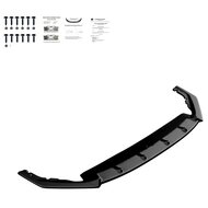 Oneway Voorspoilerlip passend voor Skoda Octavia IV RS HB/Kombi 2020- - Glanzend zwart