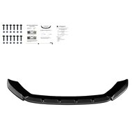 Oneway Voorspoilerlip passend voor Seat Leon (5F) HB/SC/ST FR/Cupra 2013-2016 - Glanzend zwart