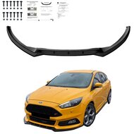 Oneway Voorspoilerlip passend voor Ford Focus ST MK3 HB/Kombi Facelift 2015-2018 - Glanzend zwart