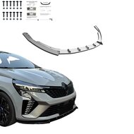 Oneway Voorspoilerlip passend voor Renault Clio V Facelift 2023- - Glanzend zwart