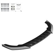  Oneway Voorspoilerlip passend voor Cupra Leon Facelift 2024- - Glanzend zwart