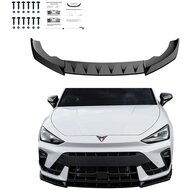  Oneway Voorspoilerlip passend voor Cupra Leon Facelift 2024- - Glanzend zwart