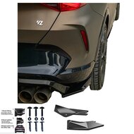 Oneway Achterbumperskirts (Hoeken) passend voor Cupra Formentor 2020-2024 &amp; Facelift 2024- - Versie 3 - Glanzend zwart