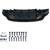  Oneway Achterbumperskirt (Diffuser) passend voor Alfa Romeo Giulietta 2010-2020 - Glanzend zwart