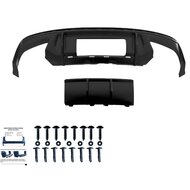 Oneway Achterbumperskirt (Diffuser) passend voor Skoda Octavia IV RS HB/Kombi 2020- - Versie 2 - Glanzend zwart