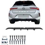 Oneway Achterbumperskirt (Diffuser) passend voor Opel Astra L HB 5-deurs 2021- - Glanzend zwart