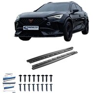 Oneway Set Sideskirts passend voor Cupra Formentor 2020-2024 &amp; Facelift 2024- - Glanzend zwart
