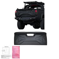 Oneway Achterklepcover passend voor Nissan Navara NP300 (D23) 2014-2021 - Matzwart