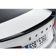 Glanzend zwarte kofferklep spoiler passend voor Skoda Octavia IV model 2020 - heden RS