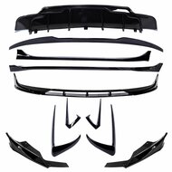 Glanzend zwarte bodykit aanzet passend voor Tesla Model 3 model 2017 - 2023