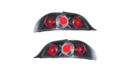 JDM style achterlichten zwart passend voor Peugeot 306 cabrio model 1997 - 2000
