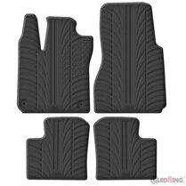 Gledring Rubbermatten passend voor Renault Twingo III 2014- excl. E-Tech (T profiel 4-delig + montageclips)