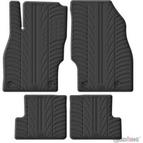 Gledring Rubbermatten passend voor Opel Adam 2013- (T Profil 4- delig + montageclips)