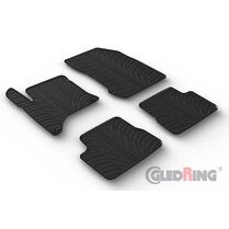 Gledring Rubbermatten passend voor Opel Corsa F MHEV 2024- & Peugeot 208 II MHEV 2024- & Peugeot 2008 II MHEV 2024- (T profiel 4-delig + montageclips)
