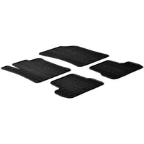 Gledring Rubbermatten passend voor Citroen C3 2010-10/2016 (T profiel 4-delig + montageclips)