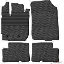 Gledring Rubbermatten passend voor Dacia Duster 2015-2018 (G profiel 4-delig + montageclips)