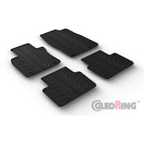 Gledring Rubbermatten passend voor Mazda 3 2/2019- (T profiel 4-delig + montageclips)