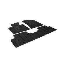 Gledring Rubbermatten passend voor Kia Carens 2013- (T profiel 4-delig + montageclips)