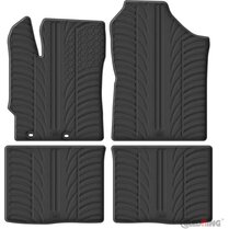 Gledring Rubbermatten passend voor Toyota Yaris 5 deurs 2011-2017 & 2017-2020 (T profiel 4-delig + montageclips)