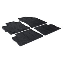 Gledring Rubbermatten passend voor Toyota Auris HB/Touring Sport/Hybrid 2012- (T profiel 4-delig + montageclips)