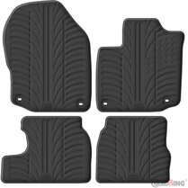 Gledring Rubbermatten passend voor Toyota Prius III 2009-2012 (T profiel 4-delig + montageclips)