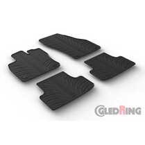 Gledring Rubbermatten passend voor Seat Ateca / Cupra Ateca 5/2016- (T profiel 4-delig + montageclips)