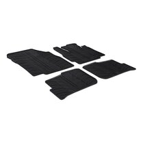  Gledring Rubbermatten passend voor Mitsubishi Space Star 2014- (T profiel 4-delig + montageclips)